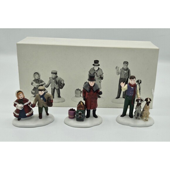 RARE! RETIRED Dept 56 Vision of a Christmas Past #5817-3 Dickens 1993-96 MIB - Picture 1 of 15